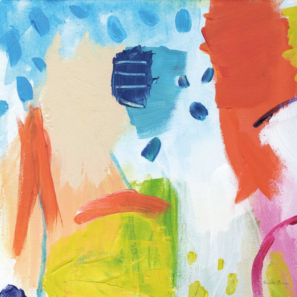 Wall Art Painting id:174385, Name: Cheerful I, Artist: Zaman, Farida