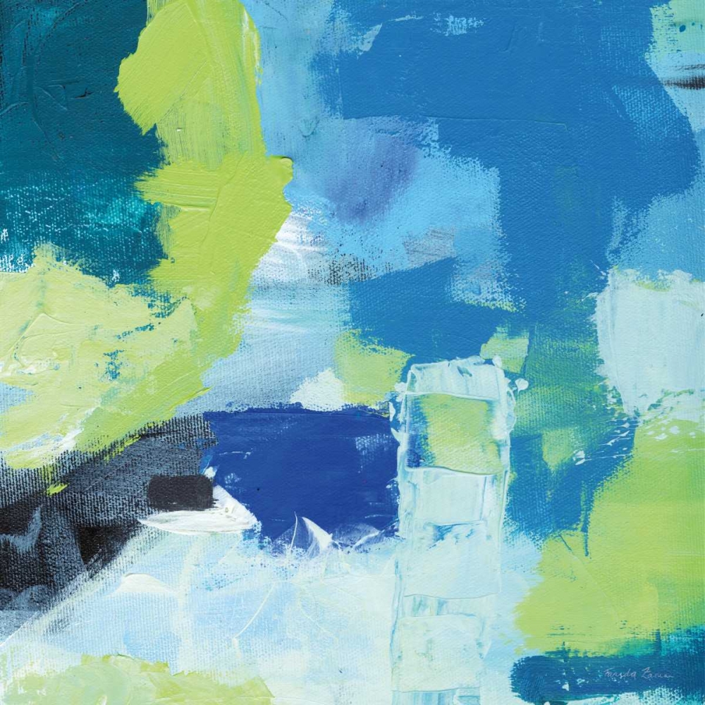 Wall Art Painting id:174384, Name: Mountain Reflection II, Artist: Zaman, Farida