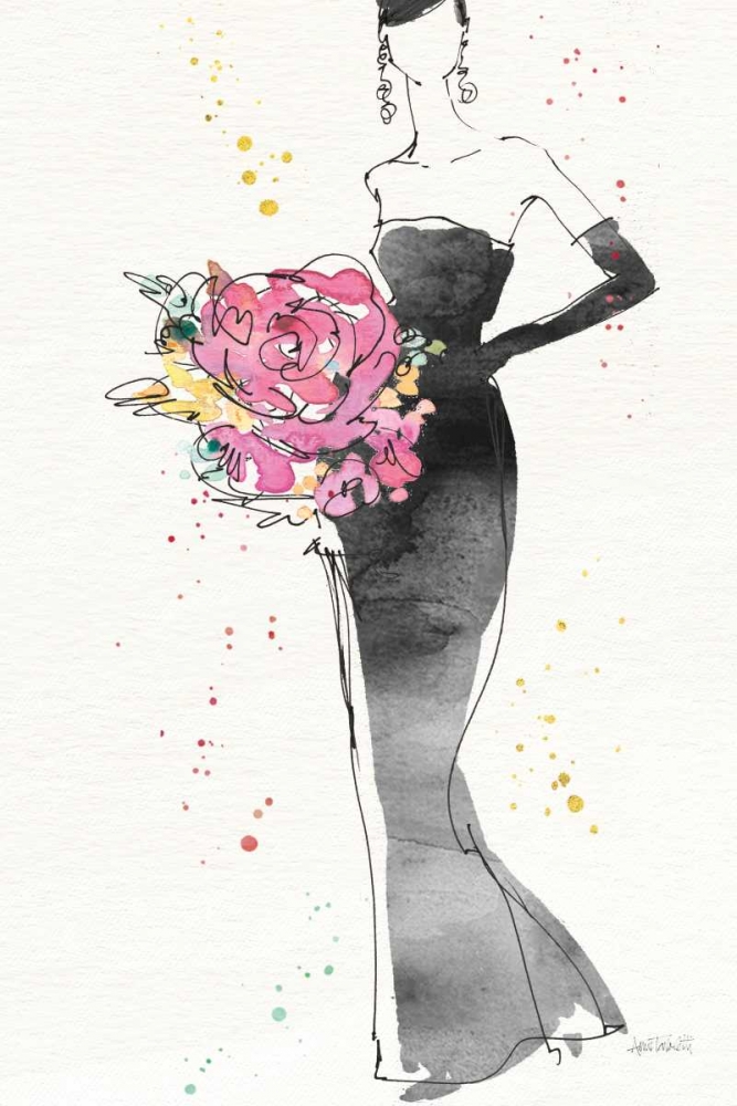 Art Print: Floral Fashion III v2