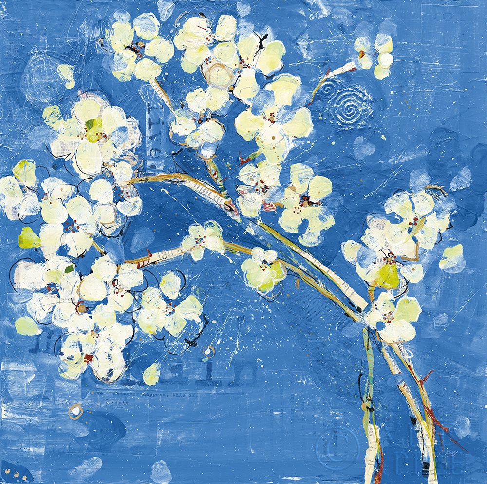 Wall art: Live Dark Blue, by Day, Kellie