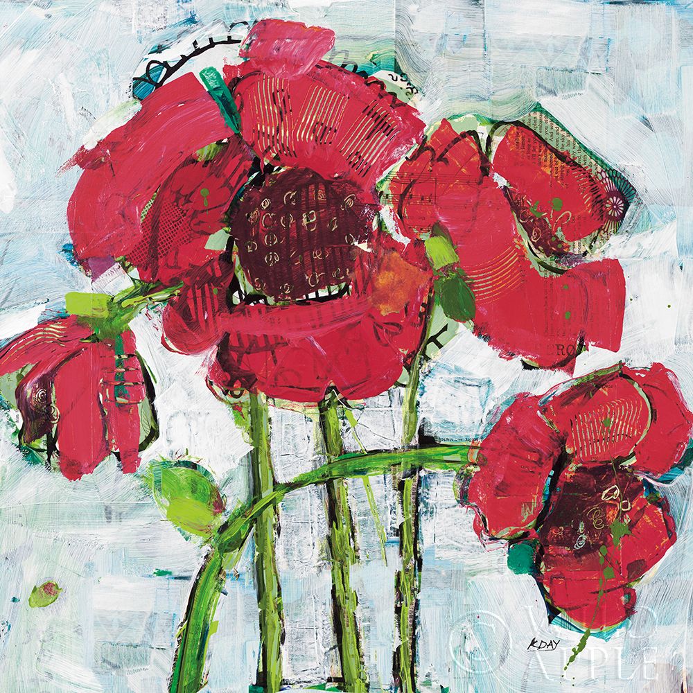 Art Print: POP Square with Magenta