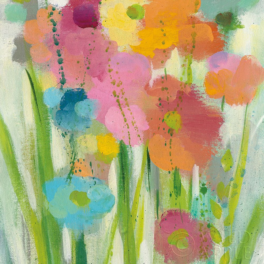 Wall art: Longstem Bouquet I Square II, by Vassileva, Silvia