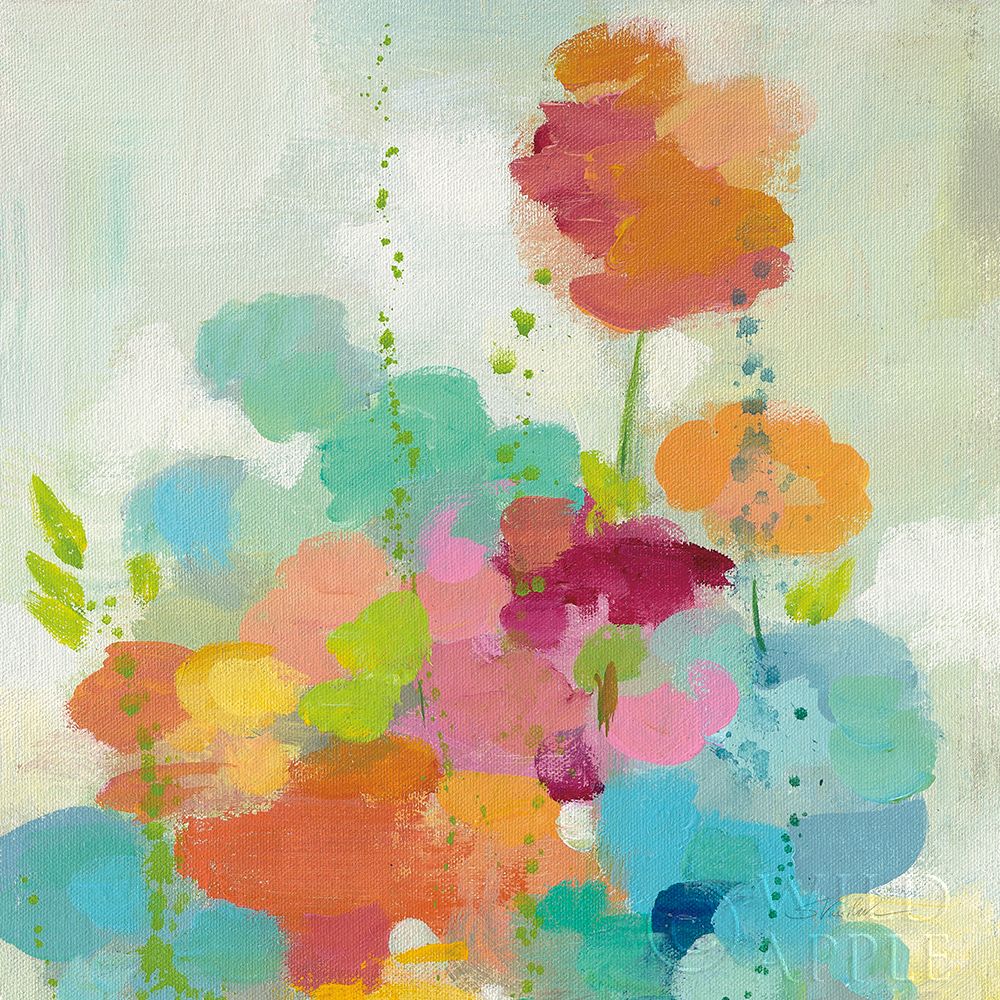 Wall Art Painting id:195148, Name: Longstem Bouquet II Square I, Artist: Vassileva, Silvia