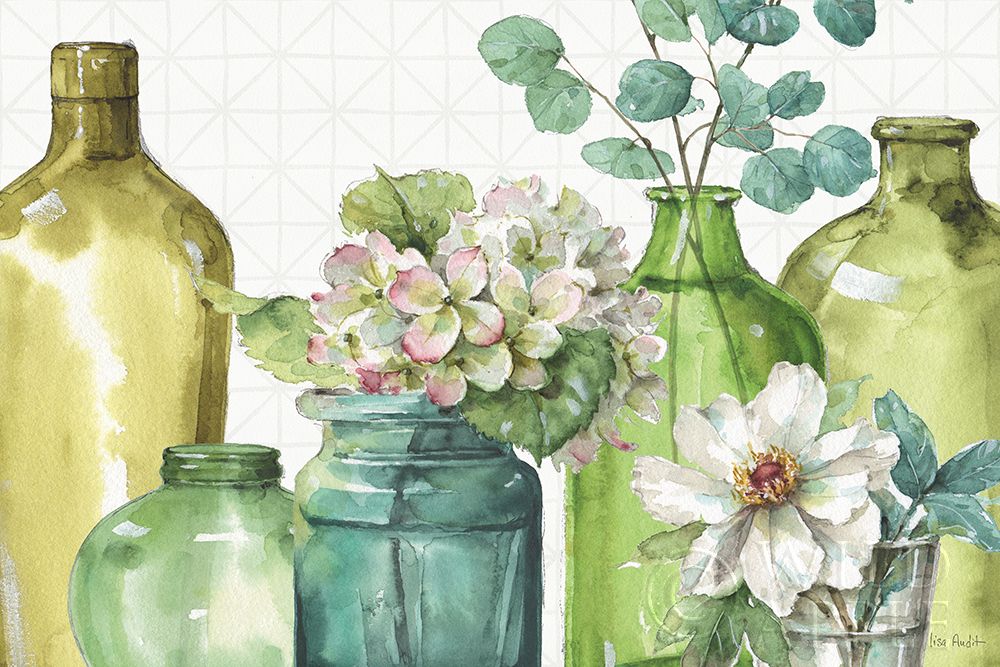 Wall art: Mixed Greens XLIX, by Audit, Lisa