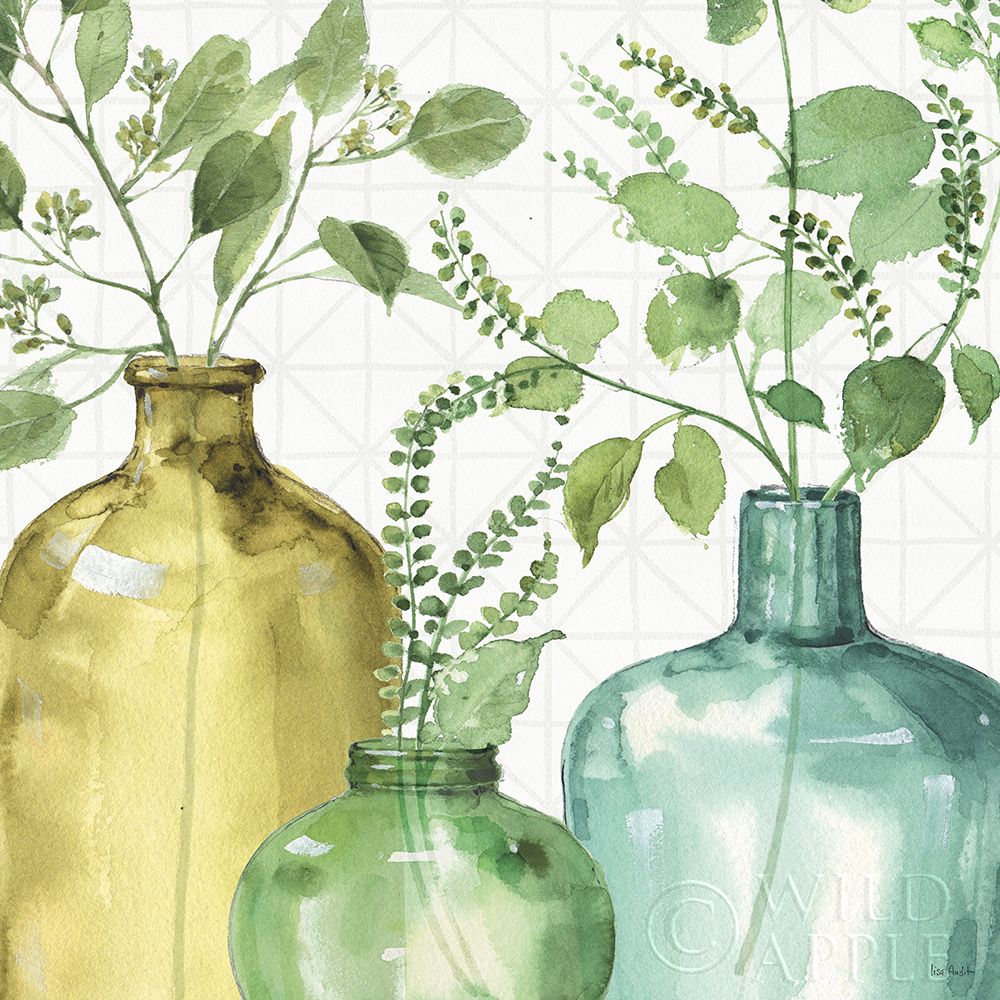 Wall art: Mixed Greens LV, by Audit, Lisa