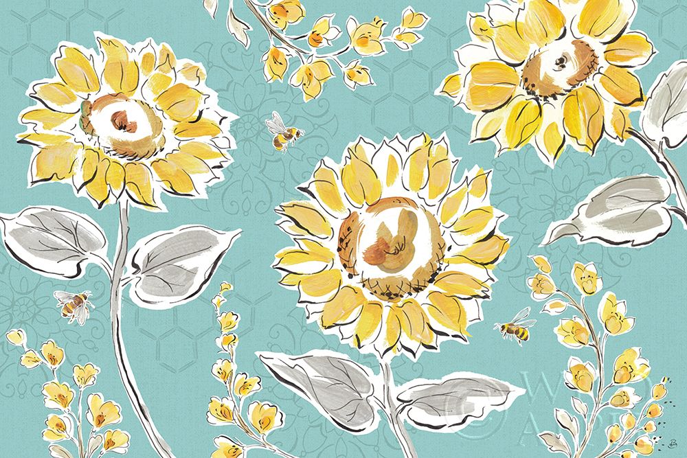 Wall art: Bee Happy I, by Brissonnet, Daphne