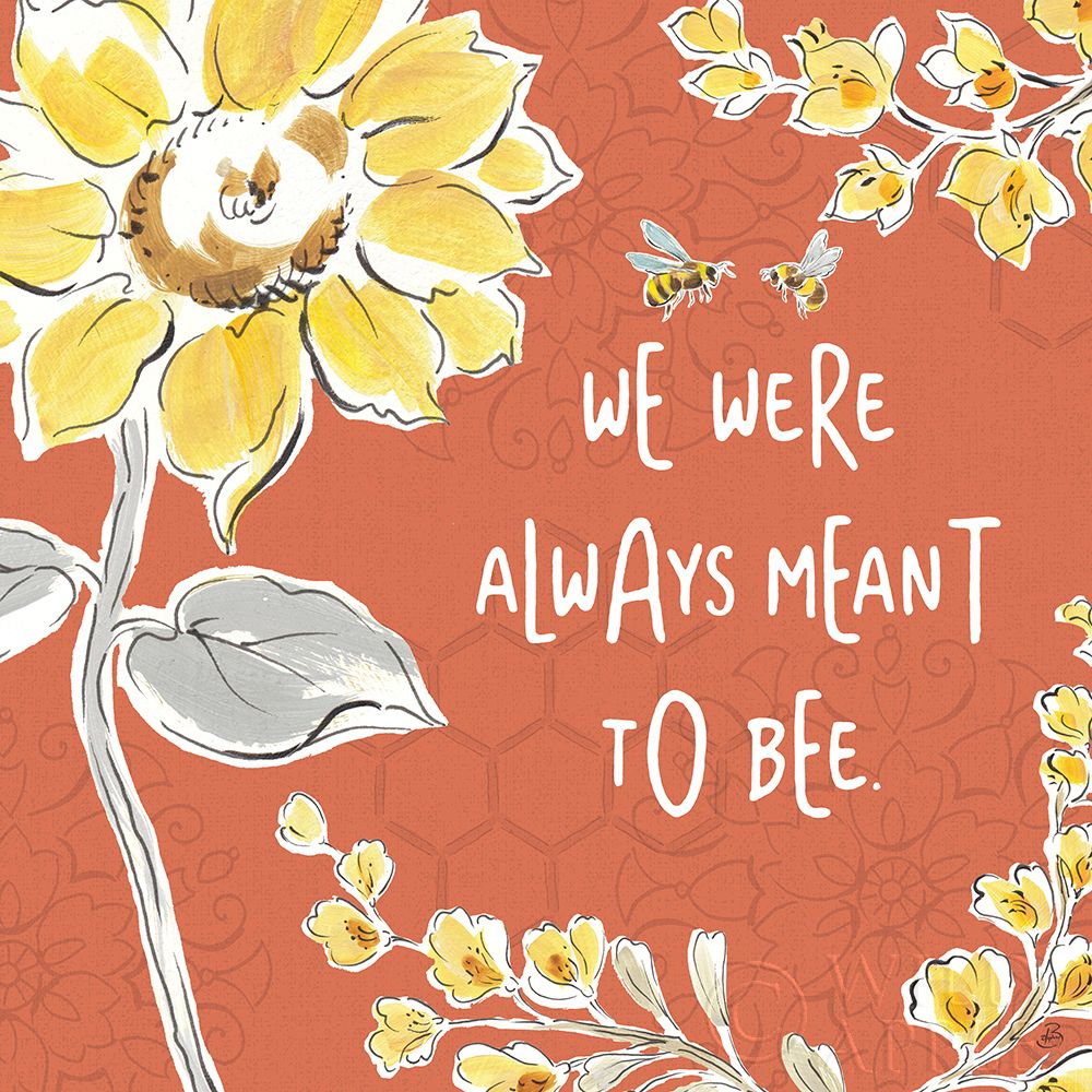 Wall Art Painting id:192718, Name: Bee Happy IV Spice, Artist: Brissonnet, Daphne