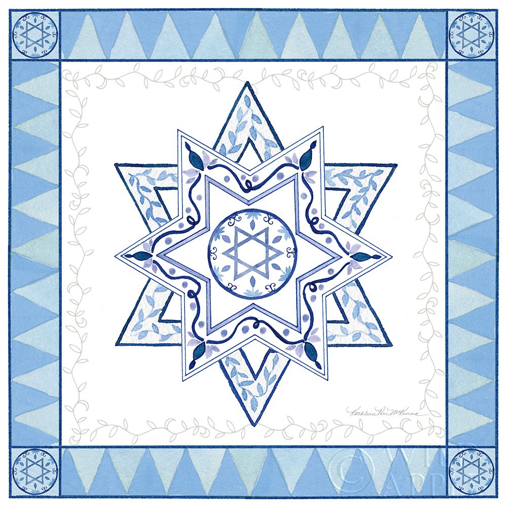 Wall art: Celebrating Hanukkah I, by McKenna, Kathleen Parr