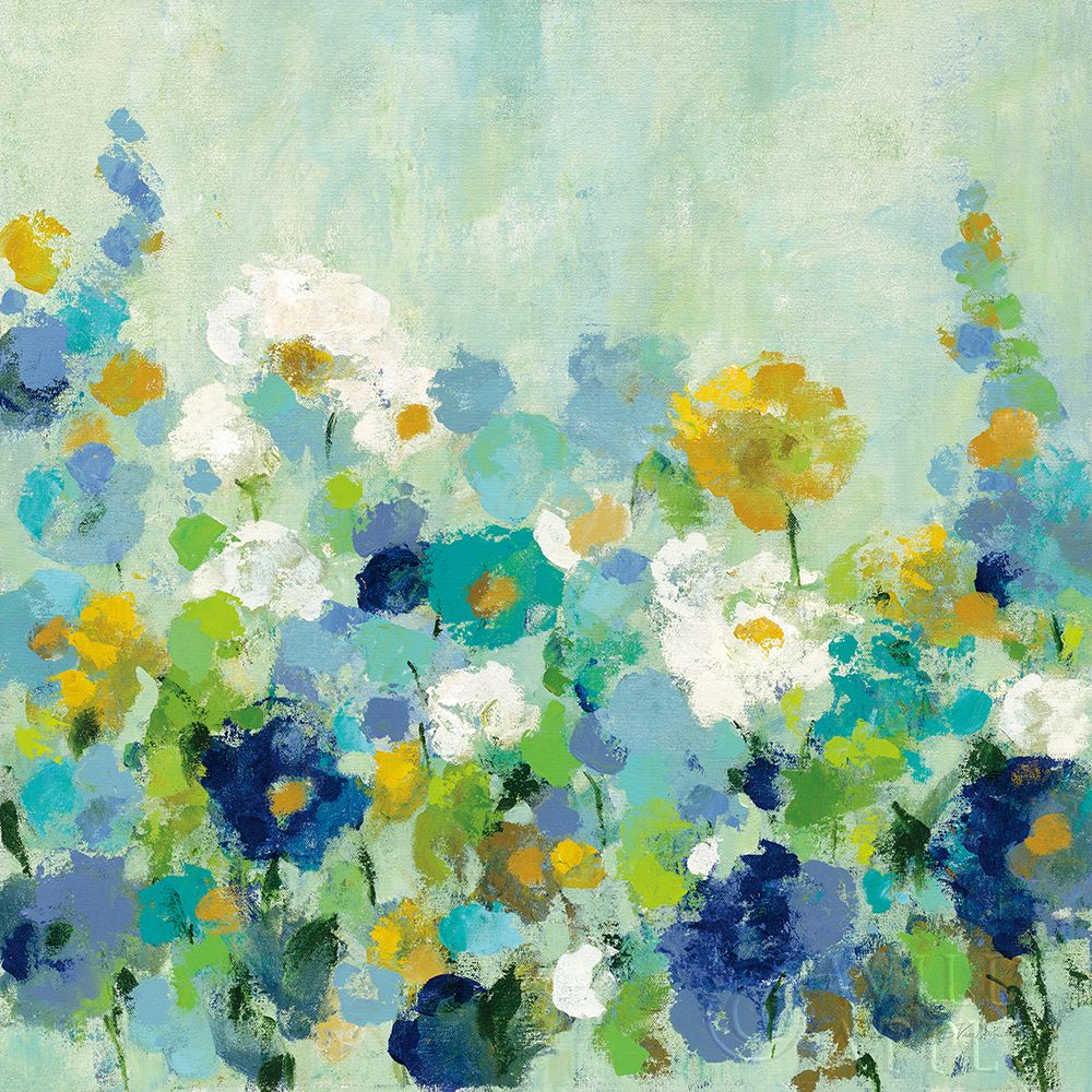 Wall Art Painting id:193339, Name: Midsummer Garden White Flowers, Artist: Vassileva, Silvia