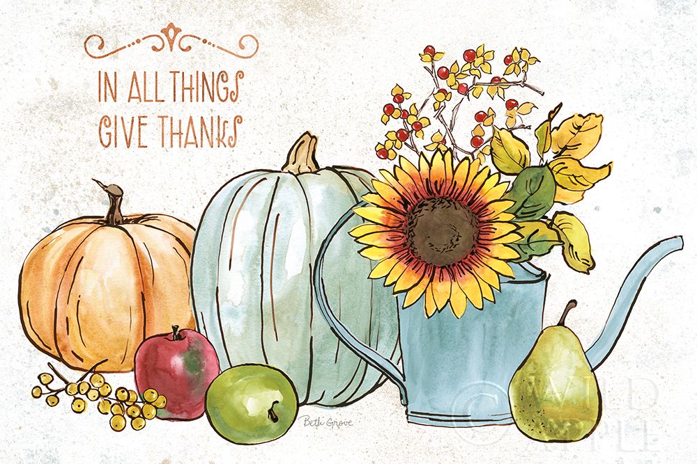 Wall Art Painting id:195323, Name: October Garden XIII, Artist: Grove, Beth