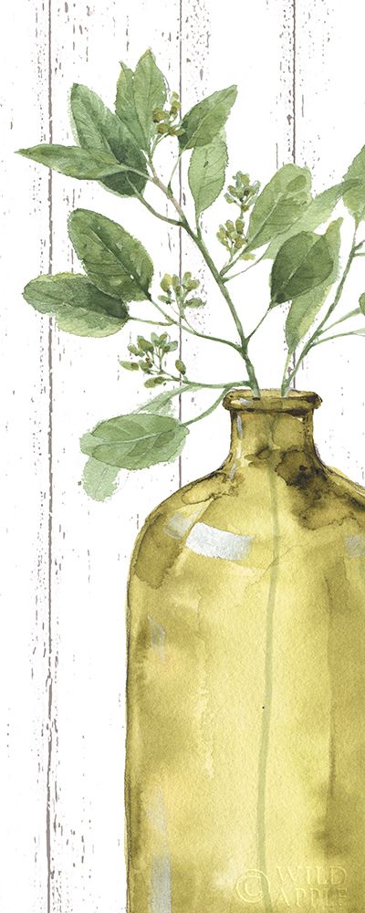 Wall Art Painting id:211621, Name: Mixed Greens LXXXIV Shiplap, Artist: Audit, Lisa