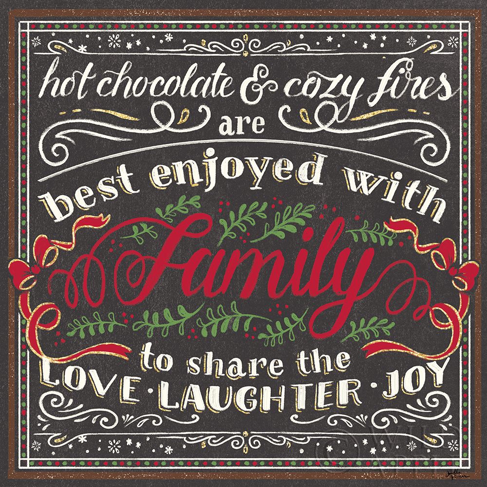 Art Print: Winter Wonderland VII Brown Red