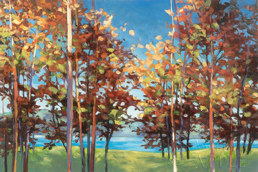 Wall art: Kaleidoscope Bright Blue, by Purinton, Julia