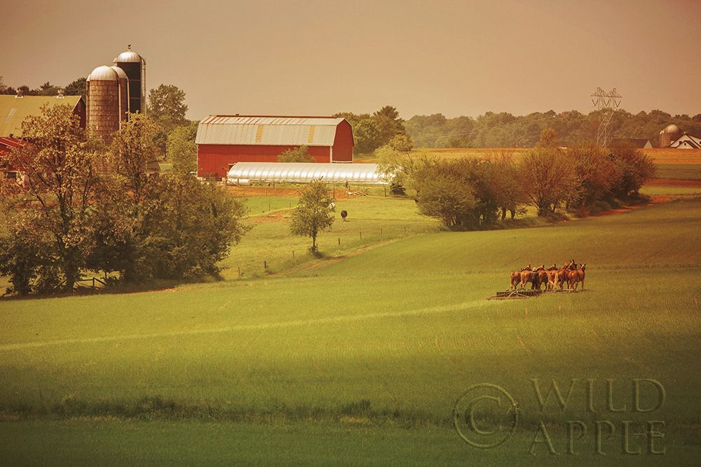 Art Print: Fall Farm