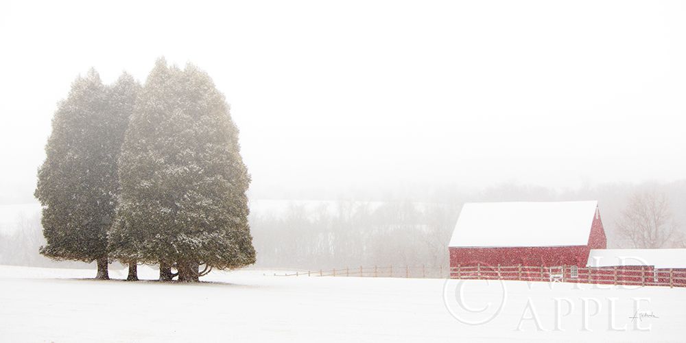 Art Print: Winter Farm