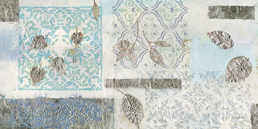 Wall Art Painting id:198456, Name: Gracefully Blue V, Artist: Wiens, James