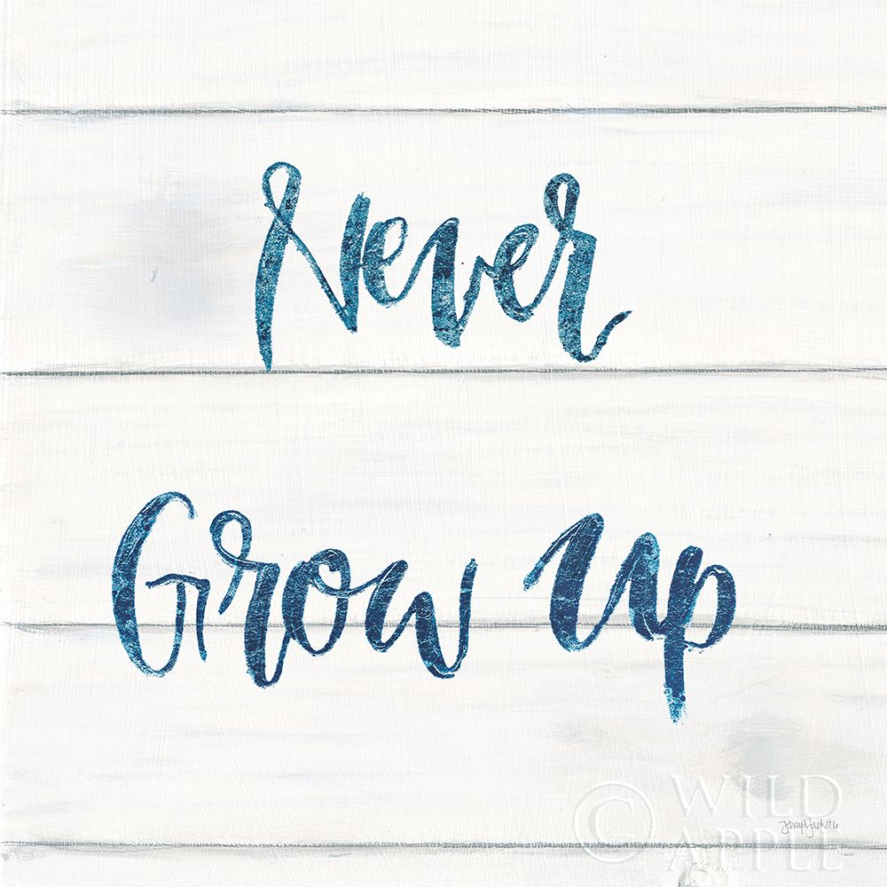 Wall Art Painting id:201713, Name: Sweet Baby Boy IV White Wood Sq, Artist: Jackson, Jenaya