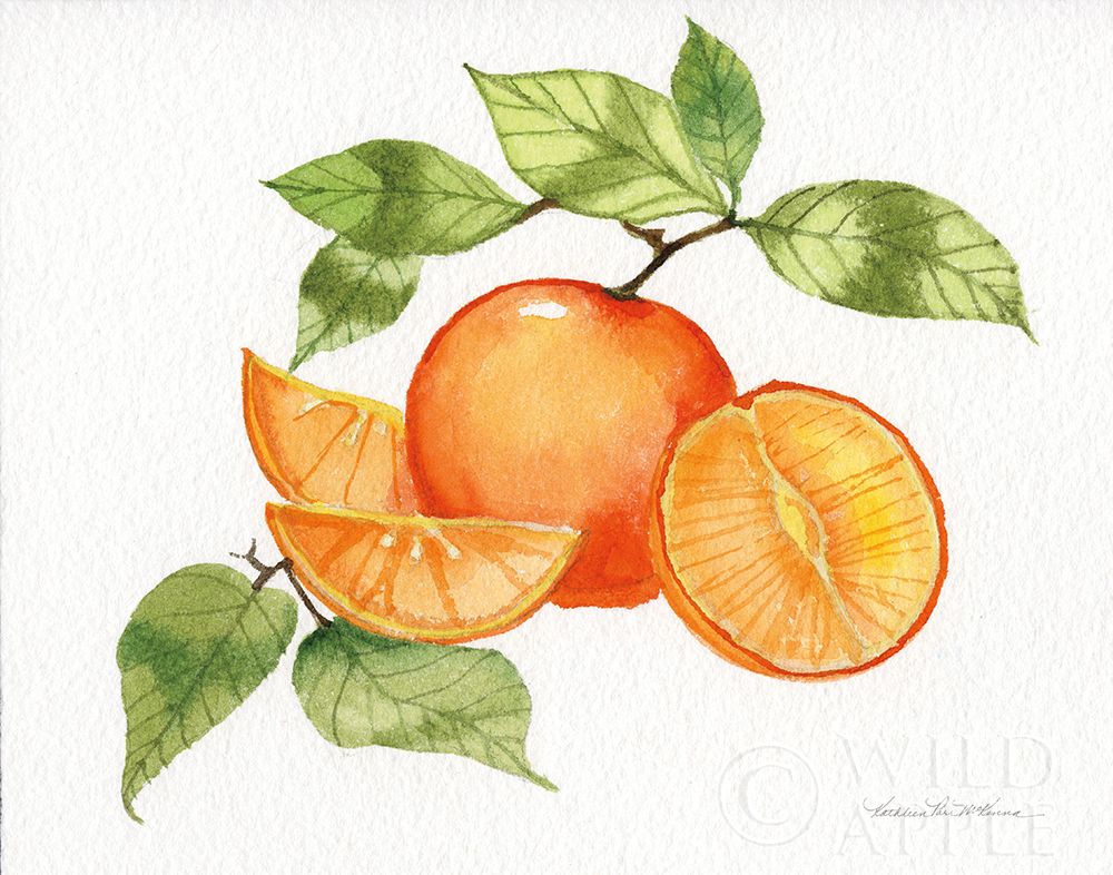 Art Print: Citrus Garden VIII