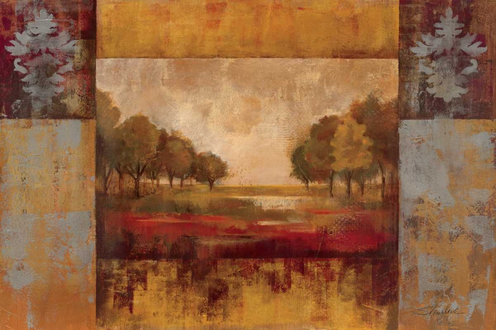 Wall Art Painting id:18568, Name: Landscape in Gold, Artist: Vassileva, Silvia