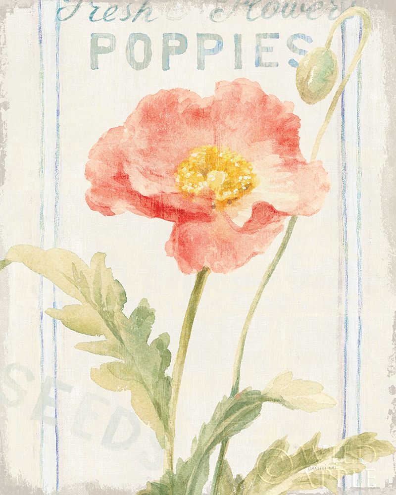 Art Print: Floursack Florals IV