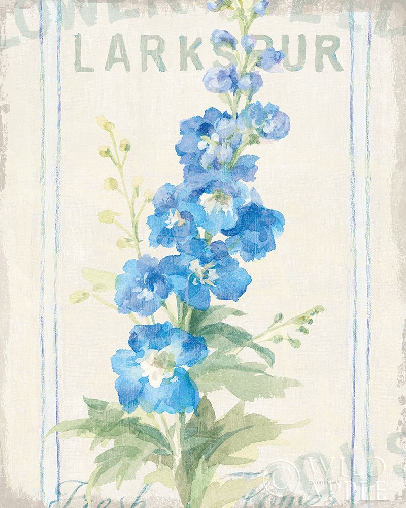 Art Print: Floursack Florals VII