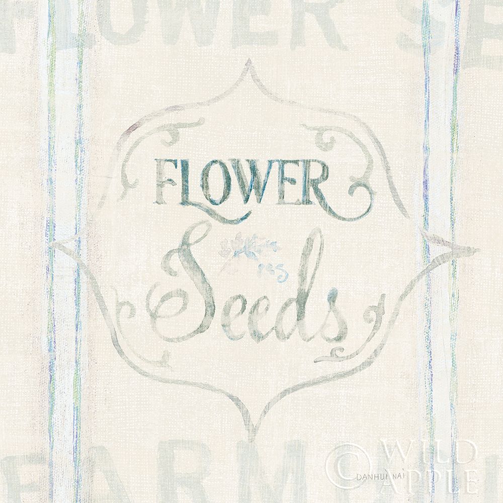 Art Print: Floursack Florals IX