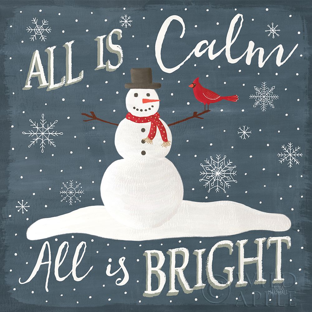 Wall Art Painting id:198522, Name: Christmas Cheer IV, Artist: Marshall, Laura