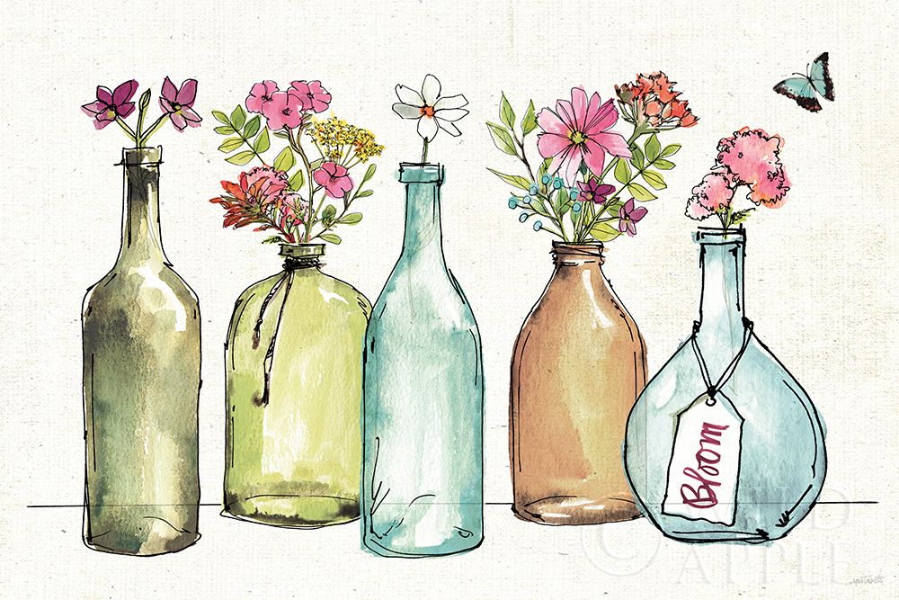 Wall Art Painting id:198544, Name: Simply Petals IV, Artist: Tavoletti, Anne