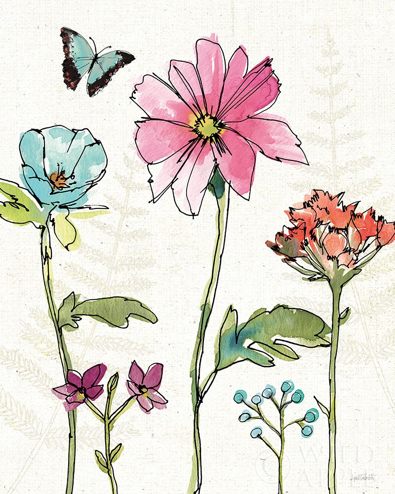 Wall Art Painting id:198547, Name: Simply Petals VII, Artist: Tavoletti, Anne