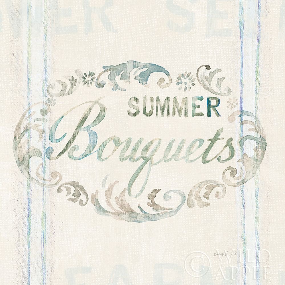 Art Print: Floursack Florals X