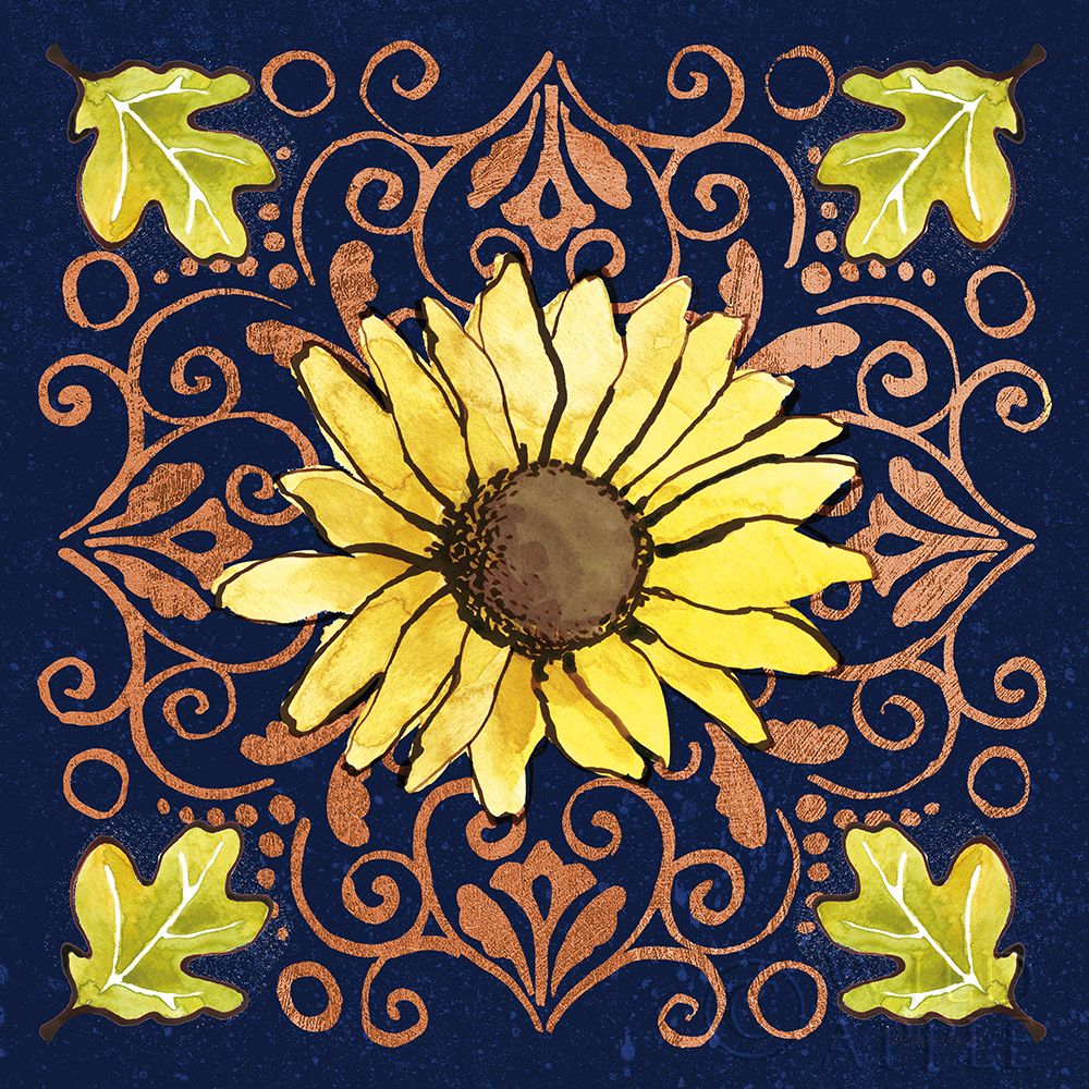 Wall art: October Garden V Blue, by Grove, Beth