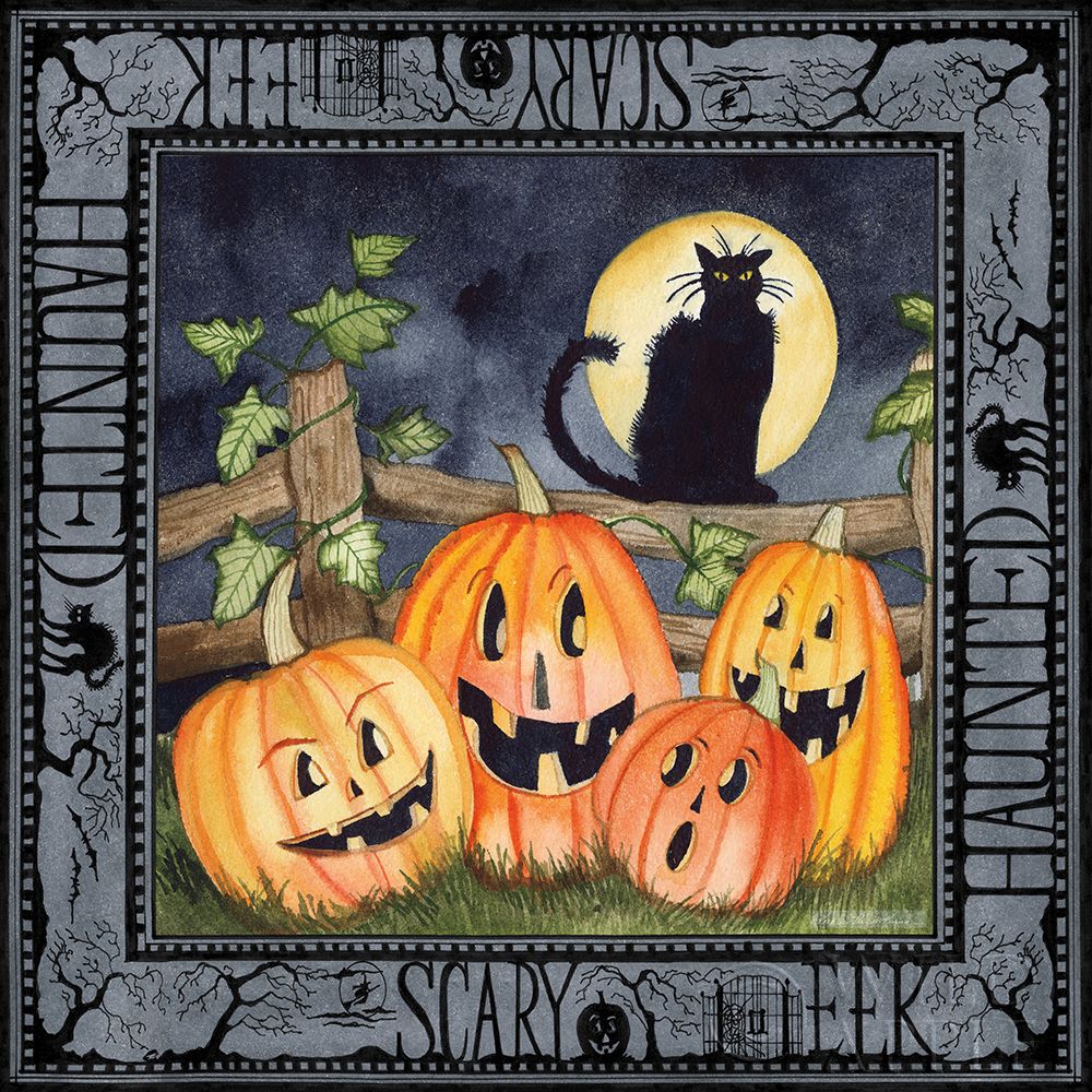 Art Print: Haunting Halloween Night I