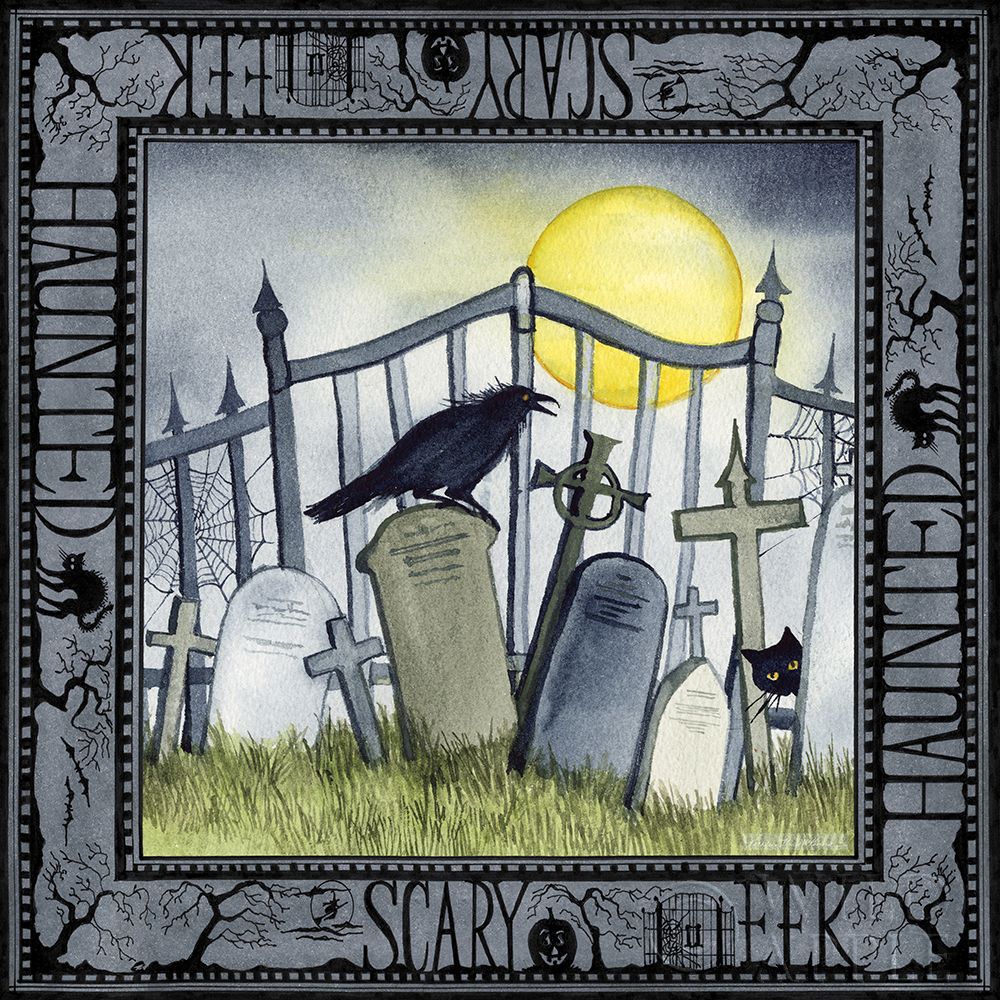 Art Print: Haunting Halloween Night IV