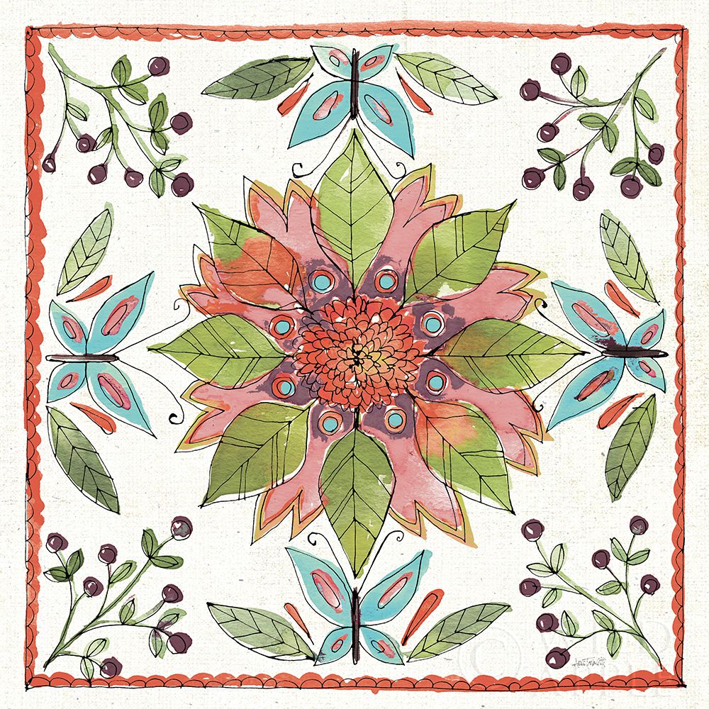 Wall Art Painting id:212882, Name: Simply Petals IX Warm, Artist: Tavoletti, Anne