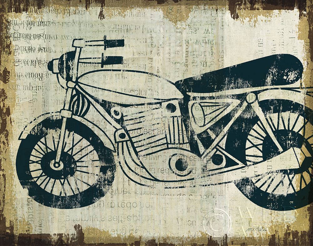 Wall art: American Pop Moto, by Mullan, Michael