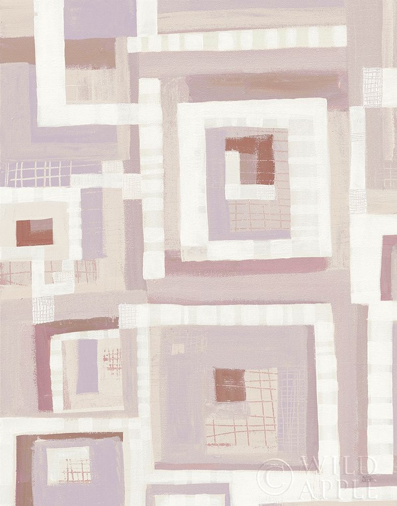 Art Print: Harbor Windows VII Blush