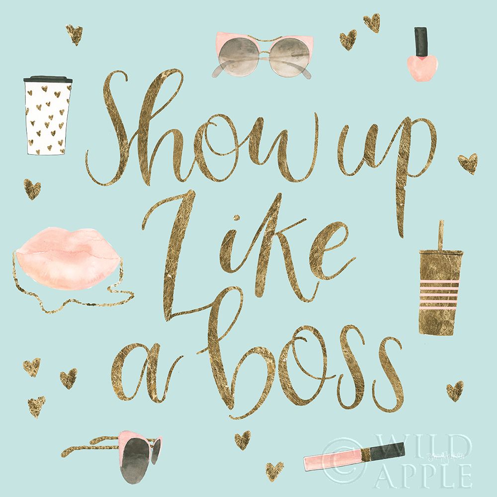 Art Print: Boss Ladies VII Mint