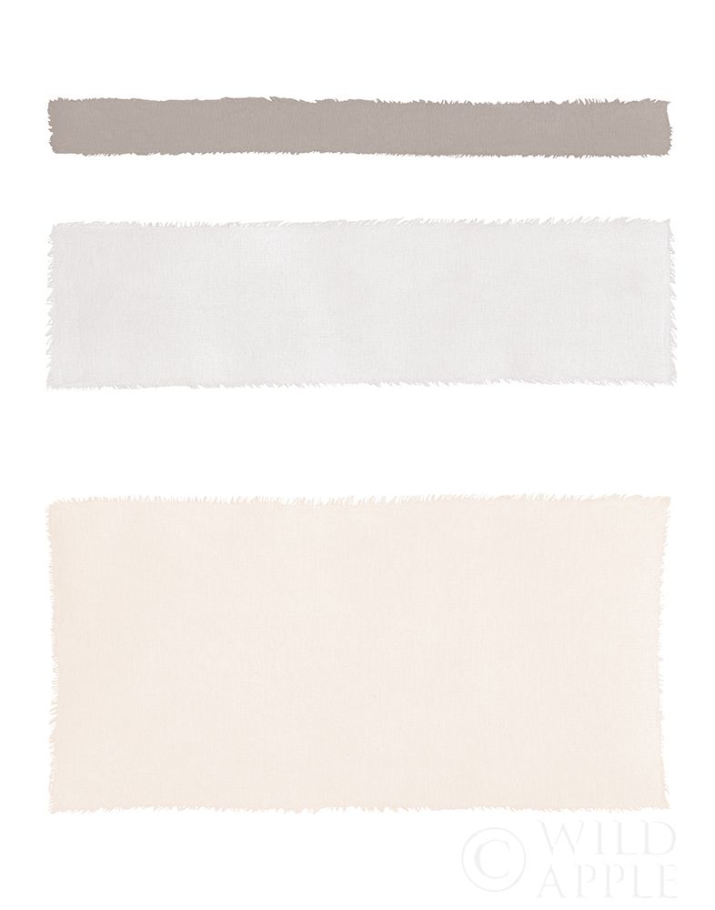 Art Print: Painted Weaving IV Neutral on White