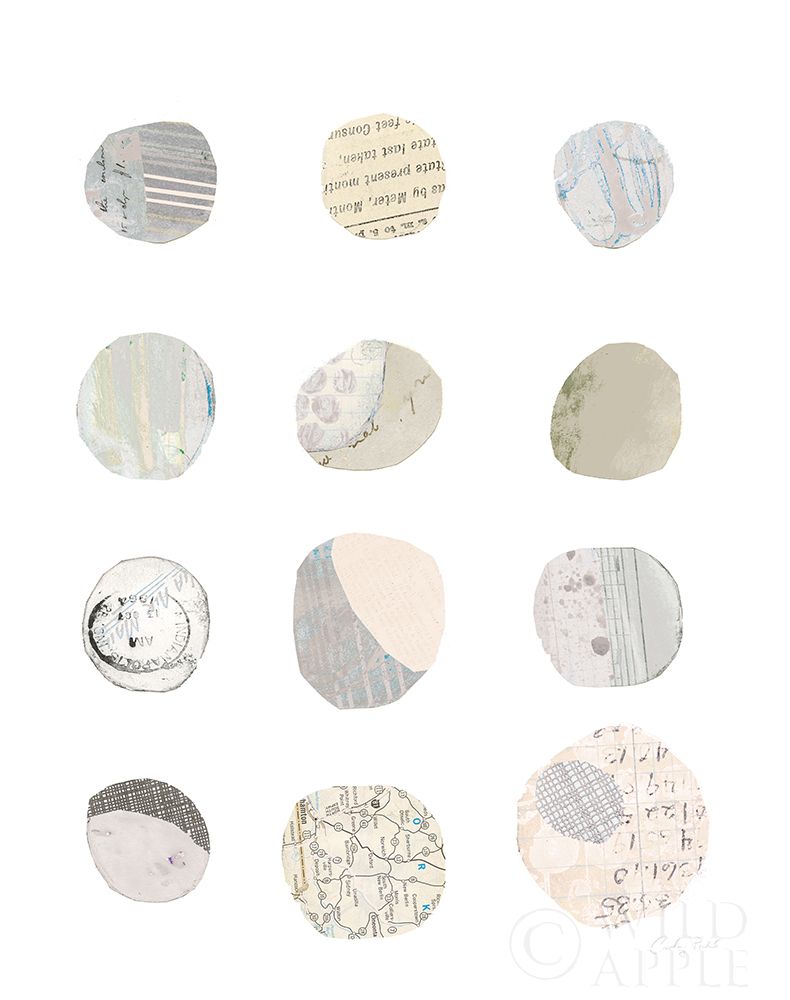 Art Print: Geometric Collage III Neutral