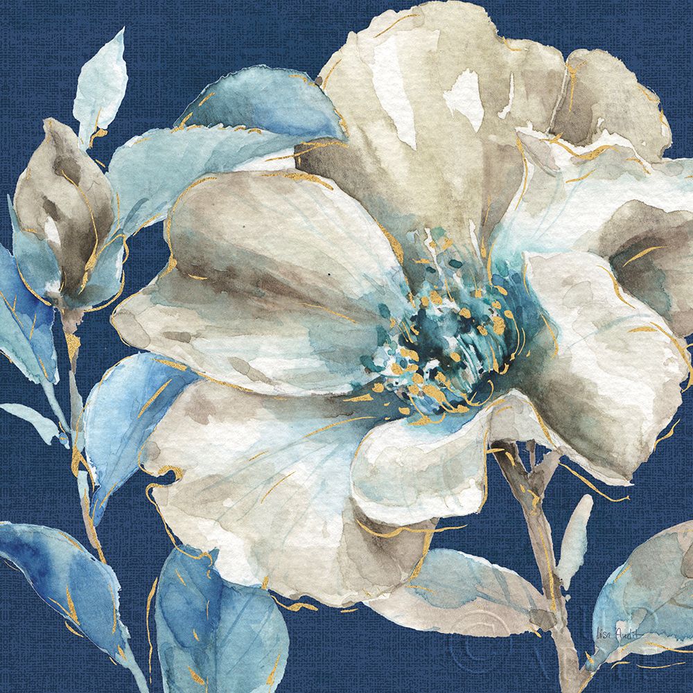 Wall Art Painting id:307443, Name: Indigold IV Navy, Artist: Audit, Lisa