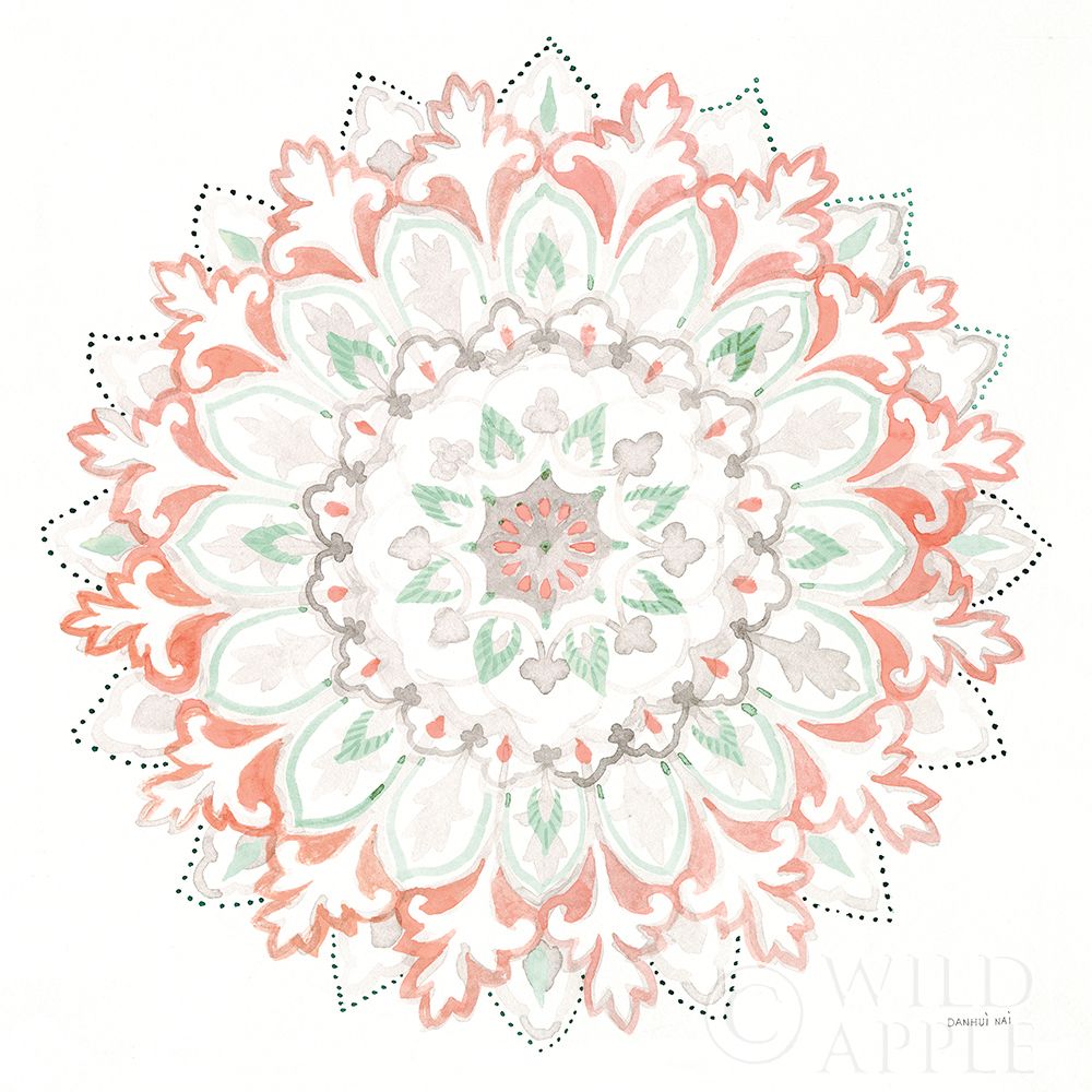Wall art: Mandala Delight II, by Nai, Danhui