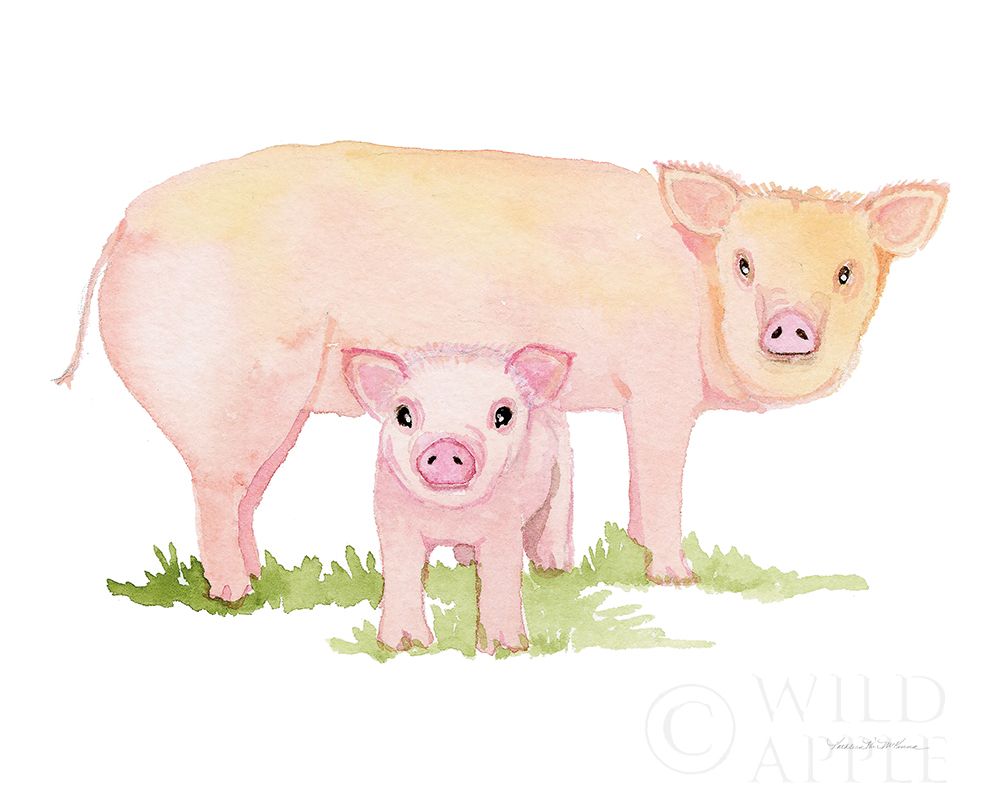 Art Print: Life on the Farm Animal Element IV