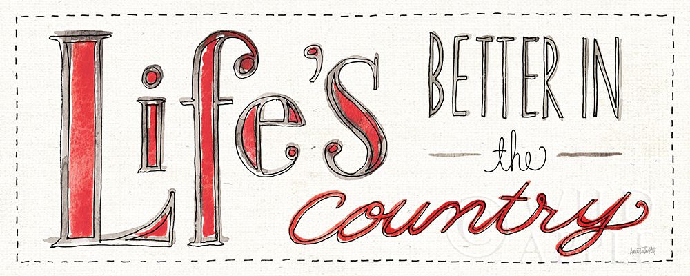 Art Print: Country Life VIII