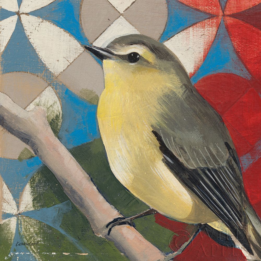 Wall Art Painting id:283882, Name: Philadelphia Vireo, Artist: Lovell, Kathrine