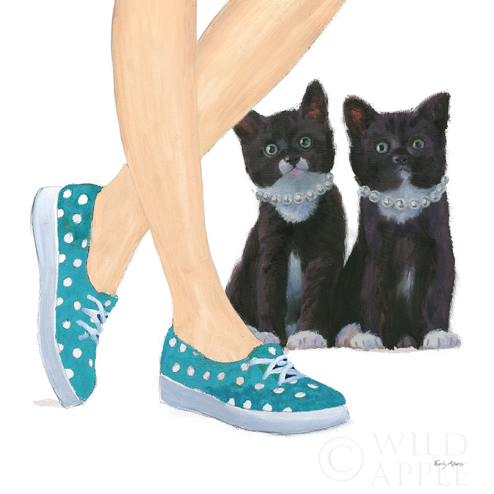 Wall art: Cutie Kitties III, by Adams, Emily