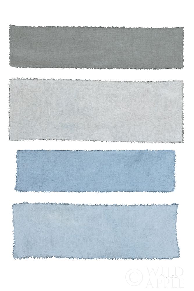 Art Print: Painted Weaving I on White v2