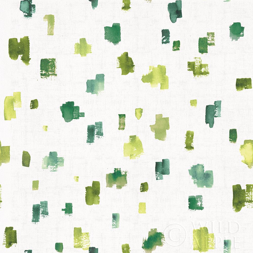 Art Print: Blue and Green Garden Step 05A