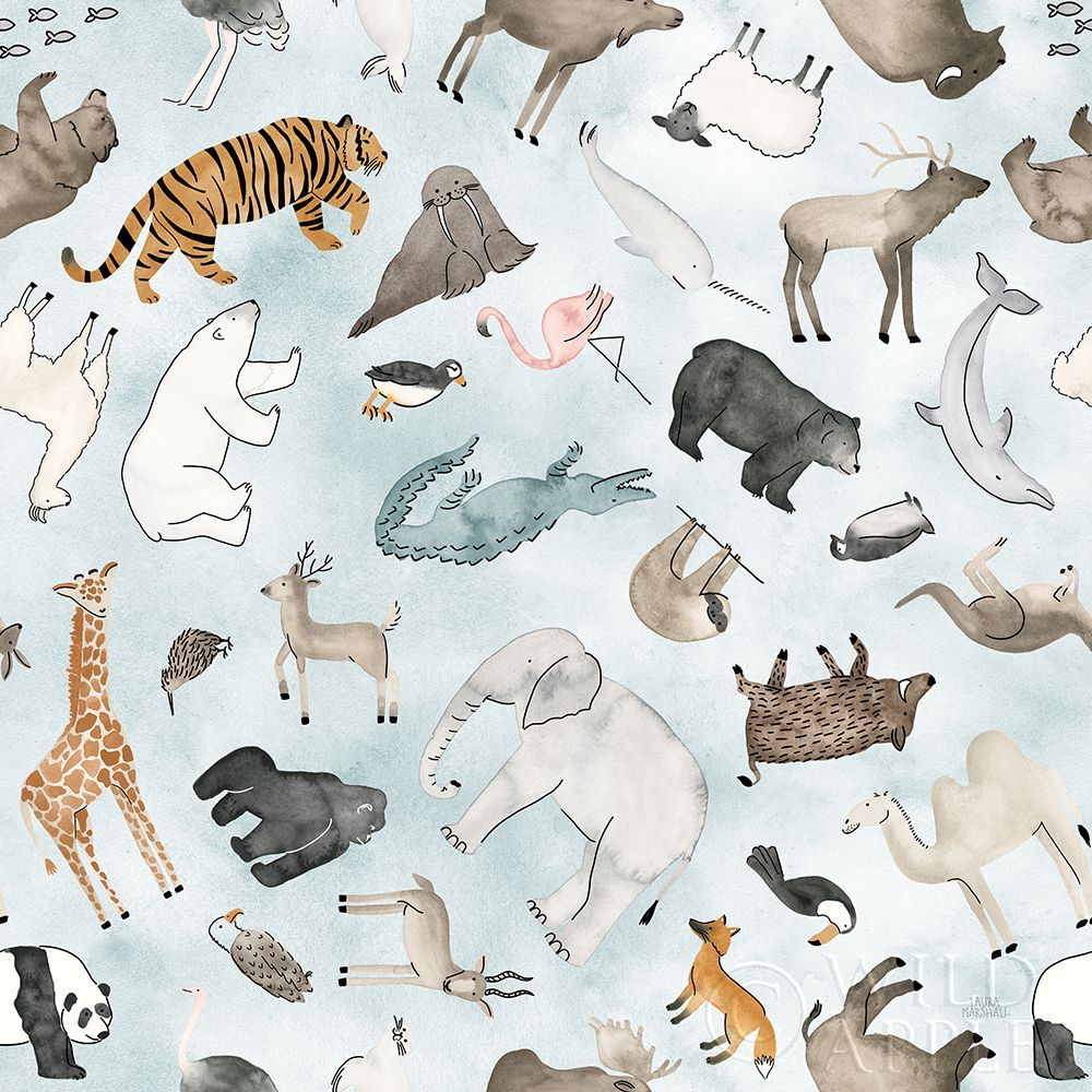 Wall Art Painting id:222036, Name: World Traveler Pattern XV, Artist: Marshall, Laura