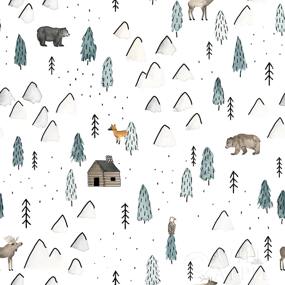 Wall Art Painting id:222035, Name: World Traveler Pattern XVI, Artist: Marshall, Laura