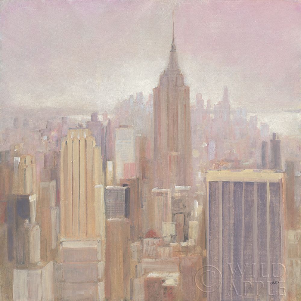 Art Print: Manhattan in the Mist v2